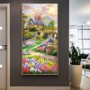 Nature Garden House - Full Round Diamond Painting