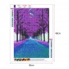Purple Forest - Full Round Diamond Painting
