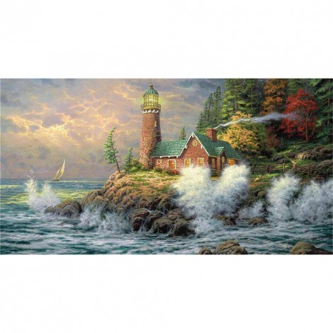 Landscape - Full Round Diamond Painting(85x45cm)