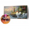 Landscape - Full Round Diamond Painting(85x45cm)