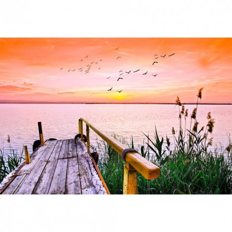 Dusk Coast - Full Round Diamond Painting