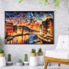 Sunset Street View - Full Round Diamond Painting