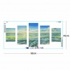 5pcs/set Beach - Full Round Diamond Painting(95*45cm)