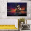 Fantasy Ship- Full Round Diamond Painting
