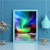 Aurora Scenery - Full Round Diamond Painting