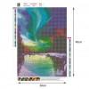 Aurora Scenery - Full Round Diamond Painting