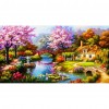 Scenery - Full Round Diamond Painting (100*55cm)