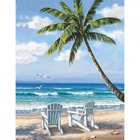 Relaxing Beach - Full Square Diamond Painting(40x50cm)