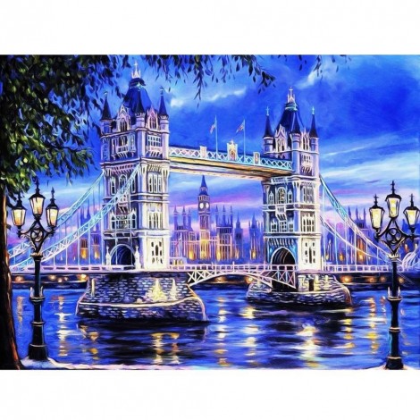 Bridge - Full Square Diamond Painting(40x50cm)