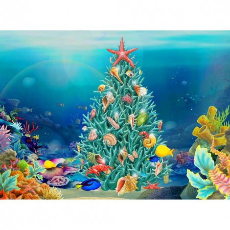 Undersea World - Full Square Diamond Painting(40x50cm)