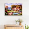 Village View - Full Round Diamond Painting