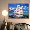 Ocean Ship - Full Round Diamond Painting