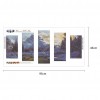5pcs/set Snow Mountain - Full Round Diamond Painting (95*45cm)