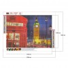 Night View Big Ben- Full Round Diamond Painting