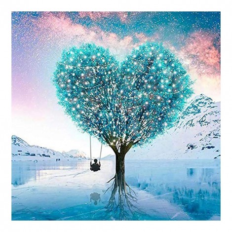 Love Tree - Full Round Diamond Painting