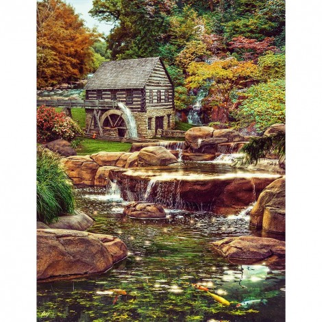 Village - Full Square Diamond Painting(40*50cm)