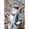 Snowman - Full Round Diamond Painting