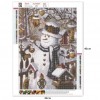 Snowman - Full Round Diamond Painting