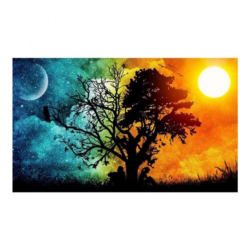 Sun And Moon Tree - ...