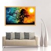 Sun And Moon Tree - Full Round Diamond Painting