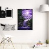 Moonlight Waterfall- Full Round Diamond Painting