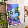 Purple Plants - Full Round Diamond Painting