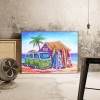 Beach House - Crystal Rhinestone Diamond Painting