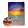 Beach Sunrise- Full Round Diamond Painting