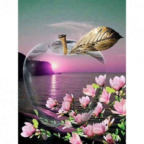 Apple Landscape- Full Round Diamond Painting