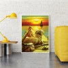 Sunset and Dogs- Full Round Diamond Painting