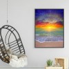 Beach Sunrise- Full Round Diamond Painting