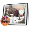 Snow Scene - Full Square Diamond Painting(40x50cm)