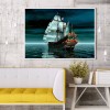 Fantasy Ship- Full Round Diamond Painting