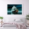 Fantasy Ship- Full Round Diamond Painting