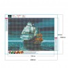 Fantasy Ship- Full Round Diamond Painting