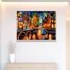 Lighting Street- Full Round Diamond Painting