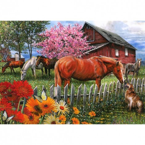 Farm - Full Square Diamond Painting(40x50cm)