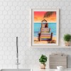 Beach Landing Stage - Full Round Diamond Painting