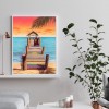Beach Landing Stage - Full Round Diamond Painting