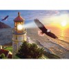 Eagle and Lighthouse -Full Round Diamond Painting