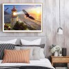 Eagle and Lighthouse -Full Round Diamond Painting