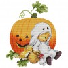 Cartoon Halloween （66*52CM）-Cross Stitch
