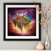 Color Rainbow Castle - Full Round Diamond Painting
