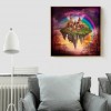 Color Rainbow Castle - Full Round Diamond Painting