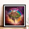 Color Rainbow Castle - Full Round Diamond Painting