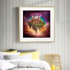 Color Rainbow Castle - Full Round Diamond Painting