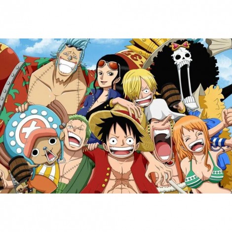 Anime Group - Full Round Diamond Painting