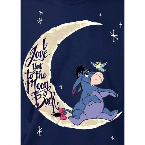 Donkey on the Moon - Full Round Diamond Painting