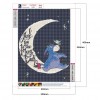 Donkey on the Moon - Full Round Diamond Painting