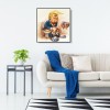 Cartoon Trump-Full Round Diamond Painting